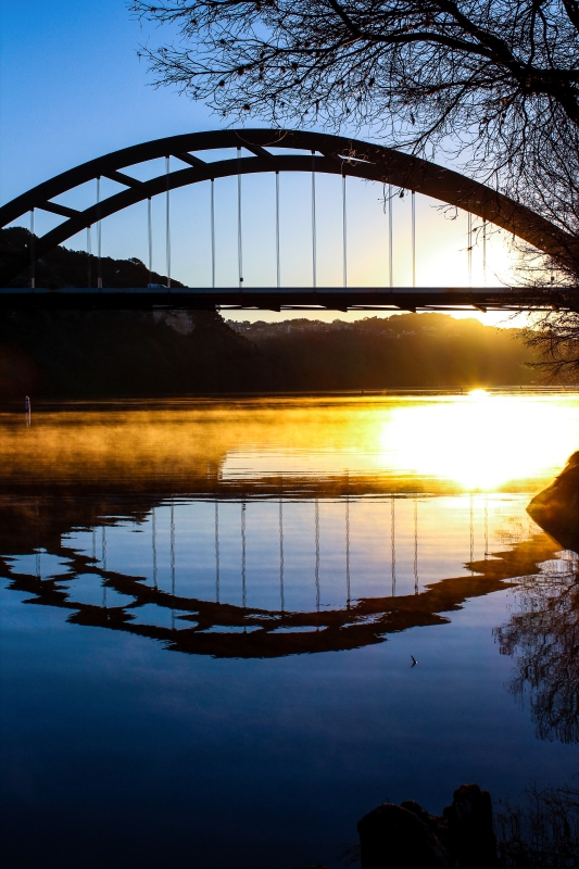 Pennybacker Bridge 2 by artist Mike Shay